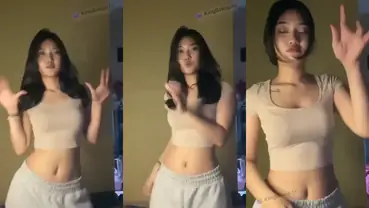 Dokumentasi Rara Cantik Goyang Atas Kasur Tiktok