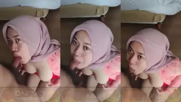 Ukhti Rekan Kantor Hijab Cantik Pasrah Kasur